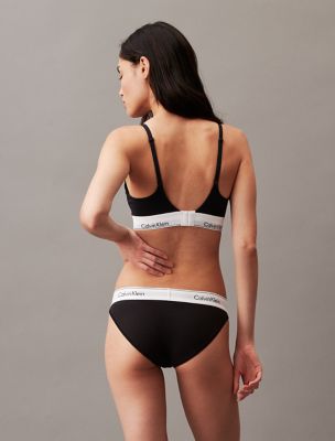 [CK JEANS] Modern Cotton AF Push-Up Bra & Shorts ★SET★ Icon Cotton Modal Push-Up Plunge Bra | Calvin Klein