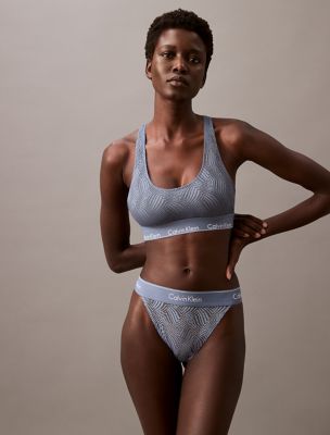 Modern Lace Unlined Bralette, Flintstone