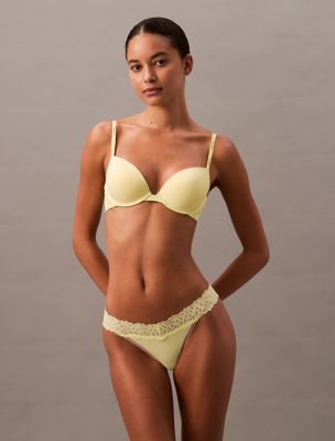 Bikini trempé Attraction, jaune lime pâle