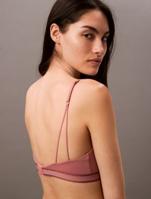 Tonal Logo Cotton Lightly Lined Bralette | Calvin Klein® USA