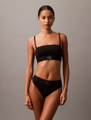 CK Established Unlined Bralette, Black