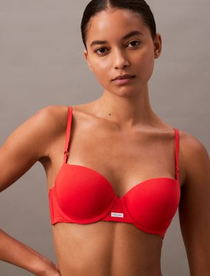 Cotton Modal Signature Demi Bra, Molten