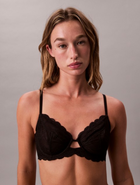 Бра Sensual, мягкая чашка, кружево, стрейч — Calvin Klein