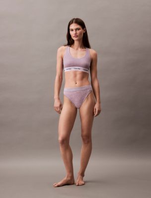 Icon Cotton Stretch Tanga, Dream Pink