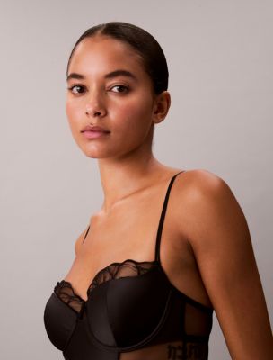 Боди CK Black, кружево, цветочный принт — Calvin Klein — фото 6