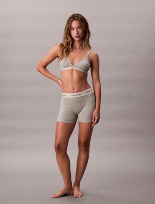 Heritage Cotton Stretch Boxer Brief, Grey Heather