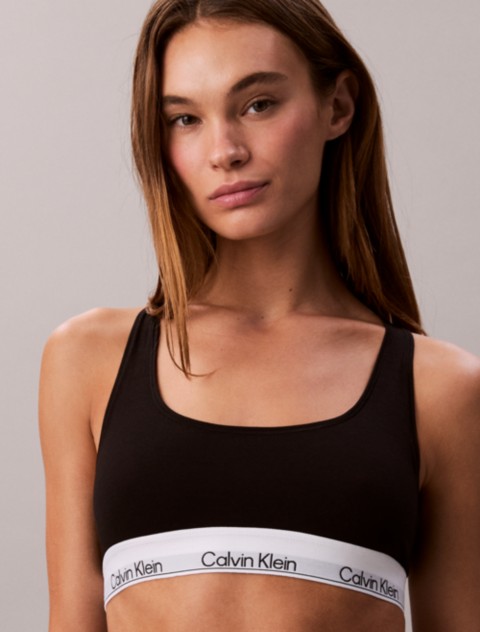 Бралетт Icon, мягкая чашка, хлопок, модал — Calvin Klein