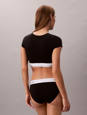 Бралетт Icon, лёгкая чашка, хлопок, модал — Calvin Klein — фото 2