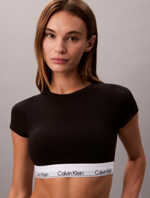 Бралетт Icon, лёгкая чашка, хлопок, модал — Calvin Klein