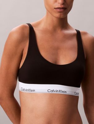 Бралетт Icon, лёгкая чашка, хлопок, модал — Calvin Klein — фото 3