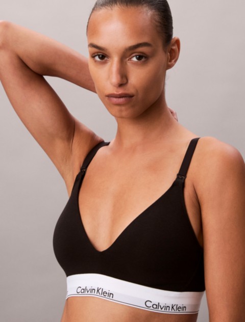 Бралетт Icon Maternity, лёгкая чашка, хлопок, модал — Calvin Klein