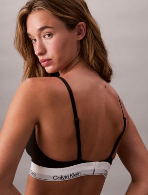 Бралетт Icon, мягкая чашка, хлопок, модал — Calvin Klein — фото 2