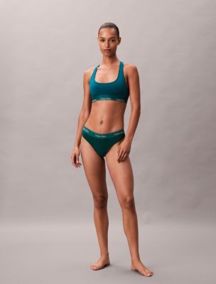 Icon Cotton Modal Thong, Turf