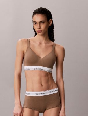 Icon Cotton Modal Boyshort, Soft Mocha 
