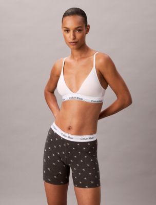 Icon Cotton Modal Boxer Brief, Diamond Logo Heather / White