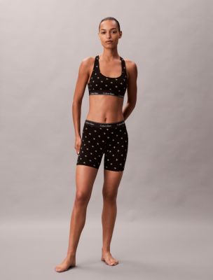 Icon Cotton Modal Boxer Brief, Diamond Logo Black