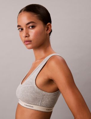 Бралетт Heritage, лёгкая чашка, хлопок, стрейч — Calvin Klein — фото 2