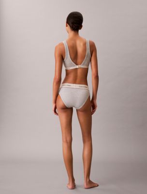 Бралетт Heritage, лёгкая чашка, хлопок, стрейч — Calvin Klein — фото 3