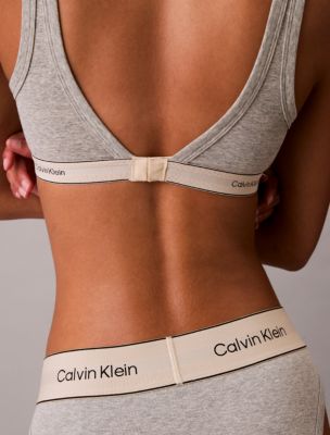 Бралетт Heritage, лёгкая чашка, хлопок, стрейч — Calvin Klein — фото 4