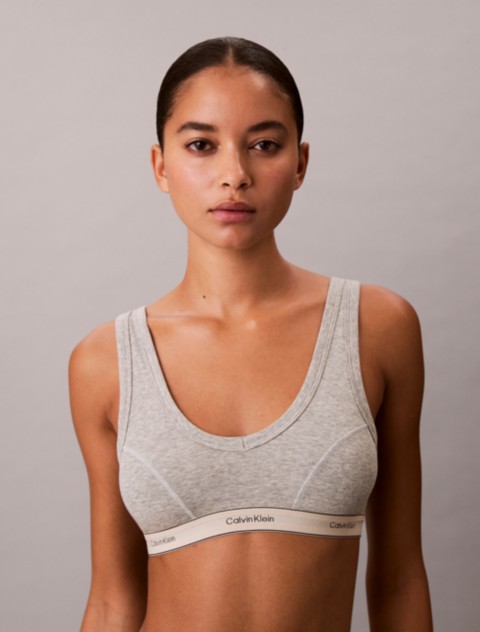 Бралетт Heritage, лёгкая чашка, хлопок, стрейч — Calvin Klein
