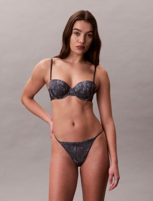 Calvin Klein Women's Signature Satin Thong