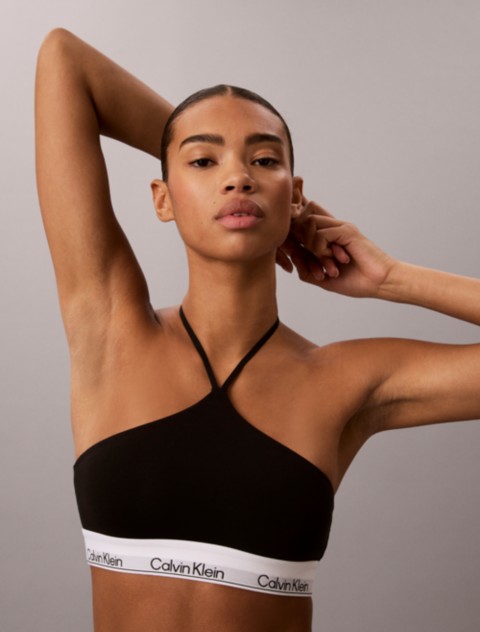 Бралетт Icon, мягкая чашка, хлопок, модал — Calvin Klein