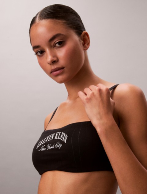 Бралетт-бандо Heritage Classic, хлопок, стрейч — Calvin Klein
