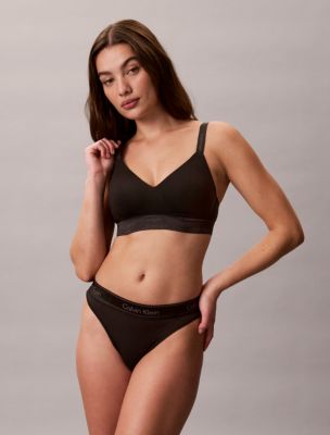 Бралетт Icon, лёгкая чашка, хлопок, модал — Calvin Klein — фото 3