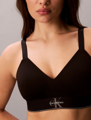 Бралетт Monogram, лёгкая чашка, микрофибра, стрейч — Calvin Klein — фото 3