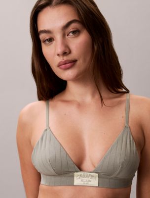 Heritage Classic Cotton Stretch Lightly Lined Triangle Bra, Shadow
