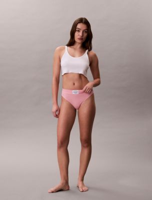 Heritage Classic Cotton Stretch Thong, Soft Berry 