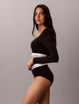 Бралетт Icon, лёгкая чашка, хлопок, модал — Calvin Klein, цвет: Чёрный — фото 3