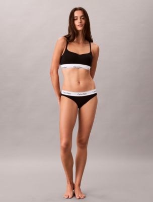 Бралетт Icon Edge, лёгкая чашка, хлопок, модал — Calvin Klein, цвет: Чёрный — фото 3