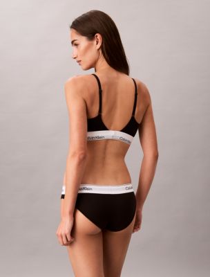 Бралетт Icon Edge, лёгкая чашка, хлопок, модал — Calvin Klein, цвет: Чёрный — фото 6