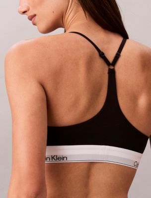 Бралетт Icon Y-Back, мягкая чашка, хлопок, модал — Calvin Klein, цвет: Чёрный — фото 5