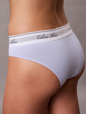 Трусы-бикини Icon Script, хлопок, модал — Calvin Klein — фото 4