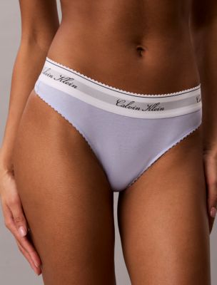 Трусы-стринги Icon Script, хлопок, модал — Calvin Klein — фото 5