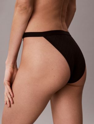Трусы-бикини Embossed Emblem — Calvin Klein, цвет: Чёрный — фото 5