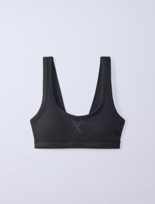 Jung Kook for Calvin Klein Heritage Cotton Lightly Lined Bralette, Peat