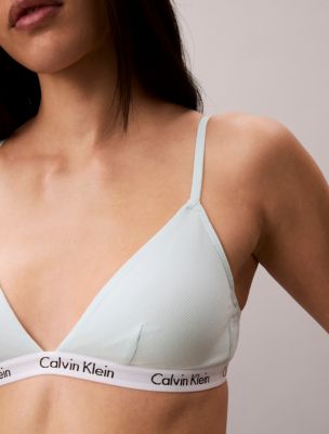 Бра Carousel, лёгкая чашка, треугольные чашки, в рубчик — Calvin Klein — фото 5