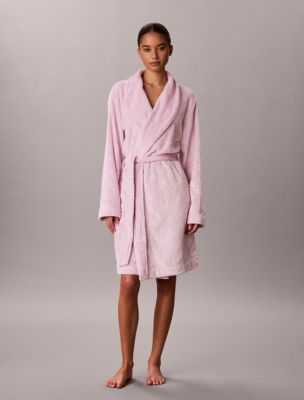 Allover Logo Robe, Spring Lilac 