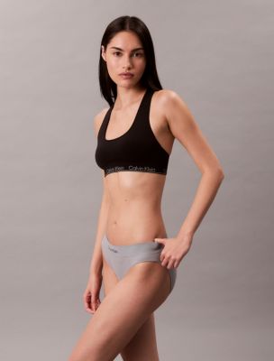 Бельё Calvin Klein Microfiber Seamless Rib 3-Pack Bikini — фото 5