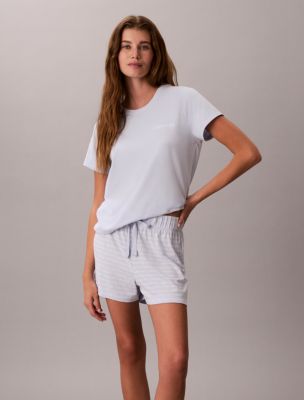Viscose Cotton Blend Tee and Shorts Set - thumbnail 4