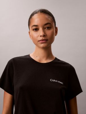 Бельё Calvin Klein Viscose Cotton Blend Tee and Shorts Set — фото 2