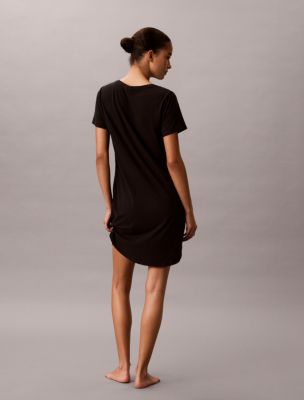 Женские рубашки Calvin Klein Viscose Cotton Blend Night Shirt — фото 4