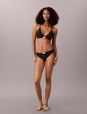 Бра Classic Comfort, лёгкая чашка, вафельная ткань — Calvin Klein, цвет: Угольный меланжевый — фото 6