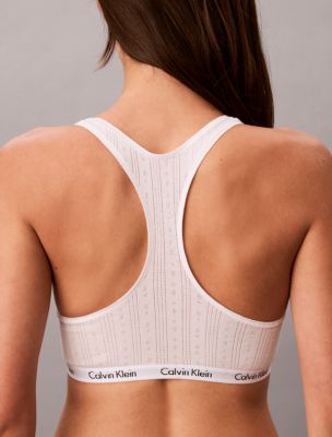 Бралетт Carousel, хлопок, ажурная вязка, стрейч — Calvin Klein — фото 2