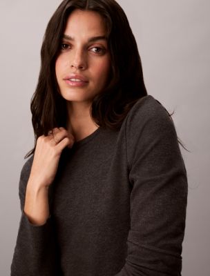 Пижамный топ Classic Comfort Cozy, вафельная ткань — Calvin Klein — фото 3