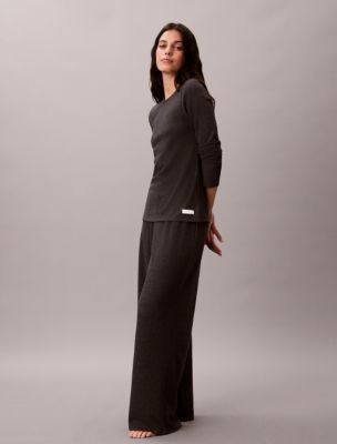 Пижамный топ Classic Comfort Cozy, вафельная ткань — Calvin Klein — фото 4