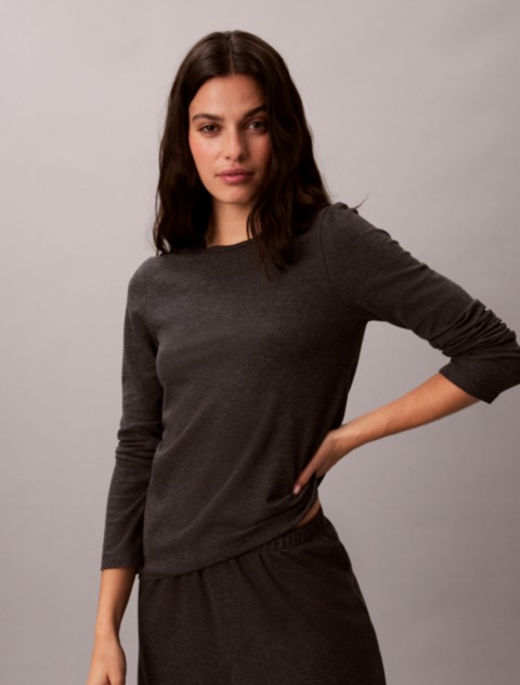 Пижамный топ Classic Comfort Cozy, вафельная ткань — Calvin Klein